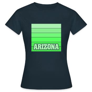 Arizona - T-shirt Femme - marine - Devant - AI Model Female 172 dark (172cm)