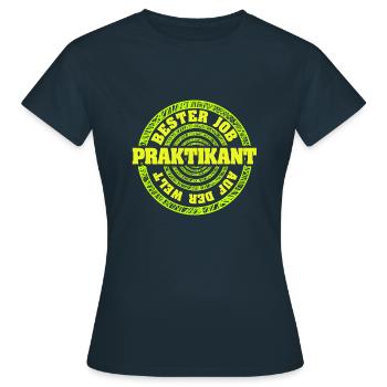 Trainee - Women's T-Shirt - navy - Front - AI Model Female 172 dark (172cm)