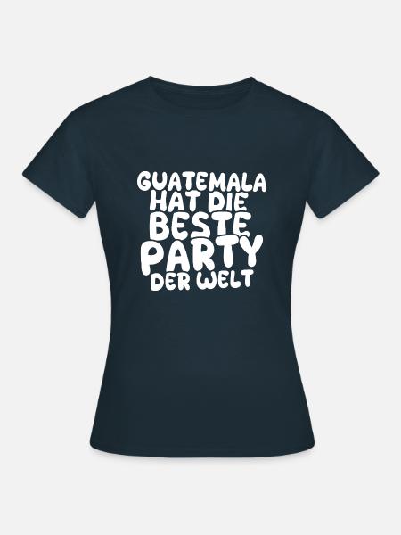 Geschenk für Guatemala - Frauen T-Shirt - Navy