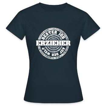 Educator - Women's T-Shirt - navy - Front - AI Model Female 172 dark (172cm)