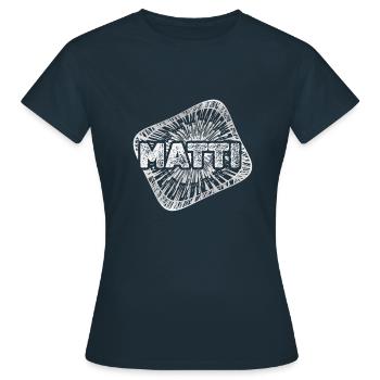 Sternenstaub Matti - Frauen T-Shirt - Navy - Vorne - AI Model Female 172 dark (172cm)