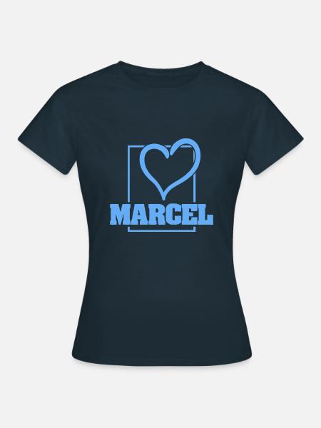 Marcel als Bachelor - Frauen T-Shirt - Navy