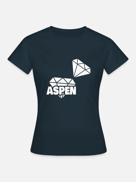Kostbar Aspen - Frauen T-Shirt - Navy