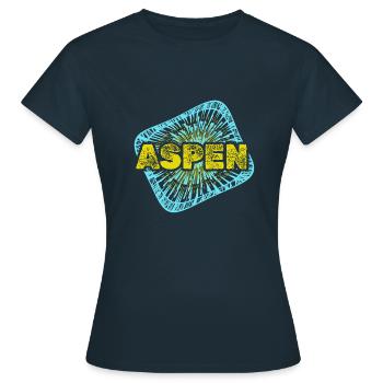 Cadeau pour Aspen - T-shirt Femme - marine - Devant - AI Model Female 172 dark (172cm)