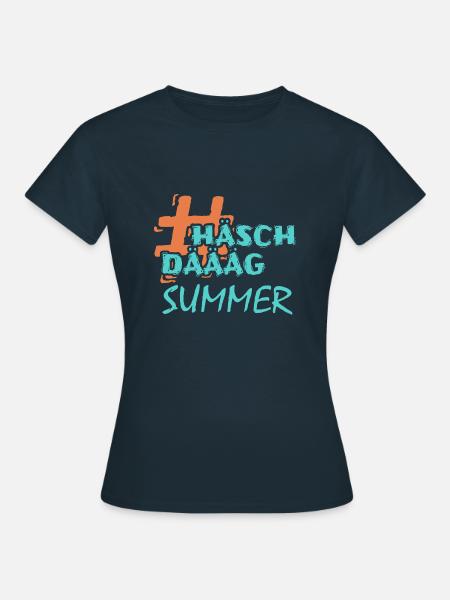 Summer - Frauen T-Shirt - Navy