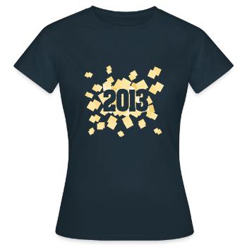 Born in 2013 - Women's T-Shirt - navy - Front - AI Model Female 172 dark (172cm)