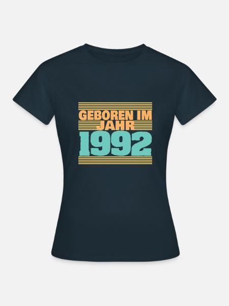 Jahr 1992 - Frauen T-Shirt - Navy