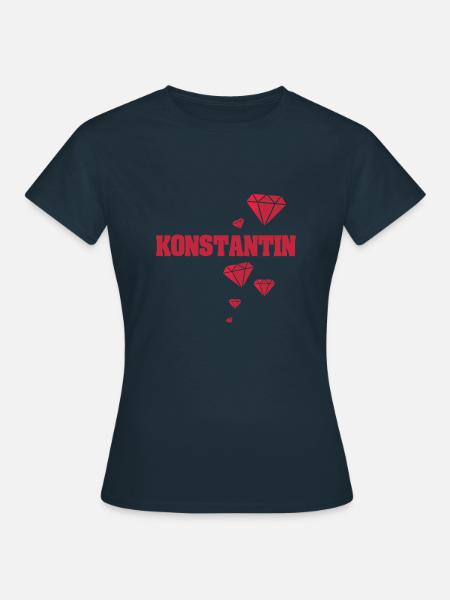 Konstantin - Naisten t-paita - laivasto sininen