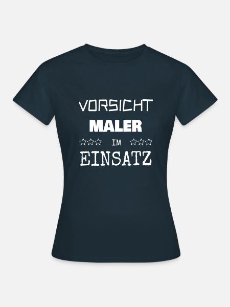 Berufung Maler - T-shirt dam - marinblå