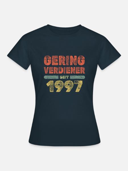 Jahr 1997 - Frauen T-Shirt - Navy