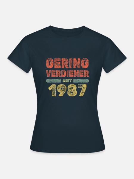 1987 1987 - Frauen T-Shirt - Navy