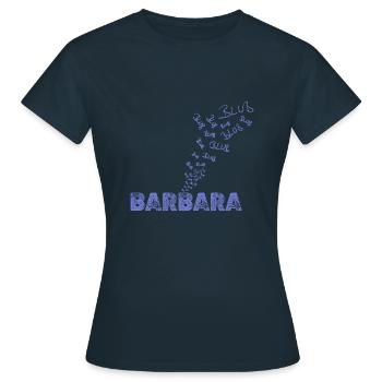 Wassersport Barbara - Frauen T-Shirt - Navy - Vorne - AI Model Female 172 dark (172cm)