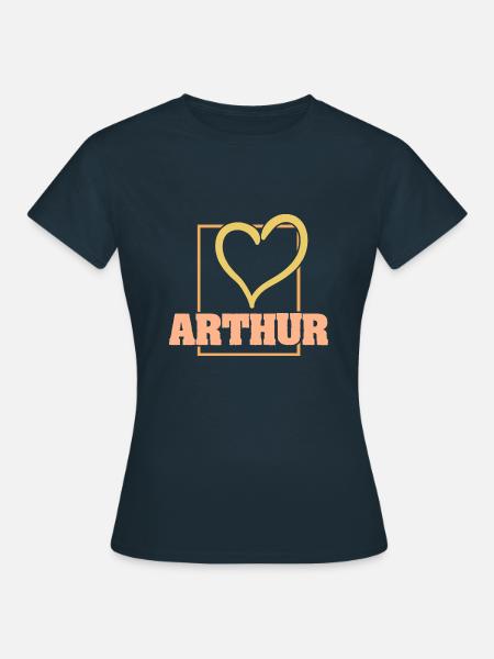 Arthur - T-shirt Femme - marine