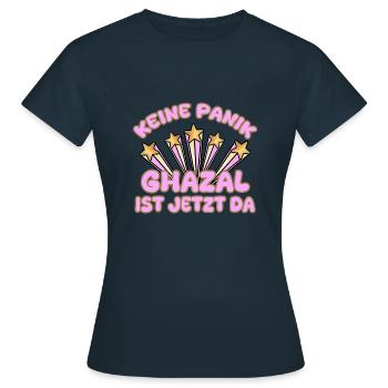 Nom de femme Ghazal - T-shirt Femme - marine - Devant - AI Model Female 172 dark (172cm)