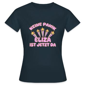 Nom de la femme Eliza - T-shirt Femme - marine - Devant - AI Model Female 172 dark (172cm)