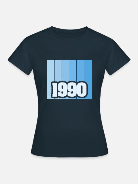 1990 - Frauen T-Shirt - Navy