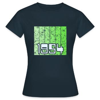 Green 1954 - Women's T-Shirt - navy - Front - AI Model Female 172 dark (172cm)
