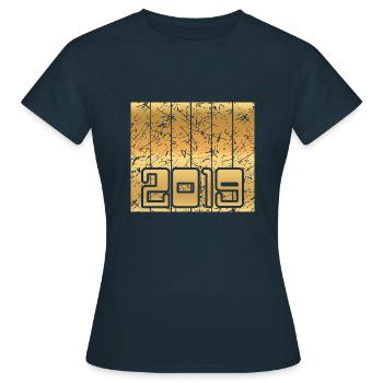 Green 2019 - Women's T-Shirt - navy - Front - AI Model Female 172 dark (172cm)
