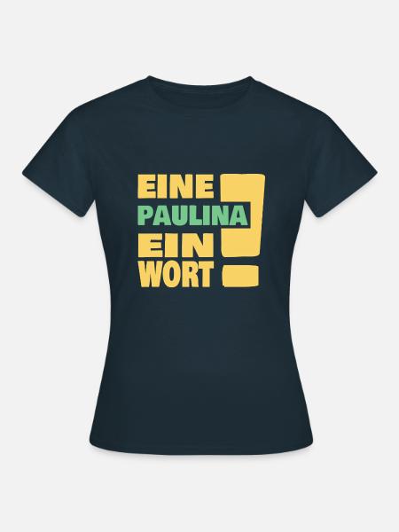 ein Paulina - Frauen T-Shirt - Navy