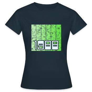 Green 1988 - Women's T-Shirt - navy - Front - AI Model Female 172 dark (172cm)
