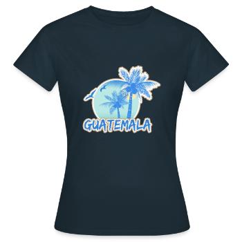 Urlaub Guatemala - Frauen T-Shirt - Navy - Vorne - AI Model Female 172 dark (172cm)
