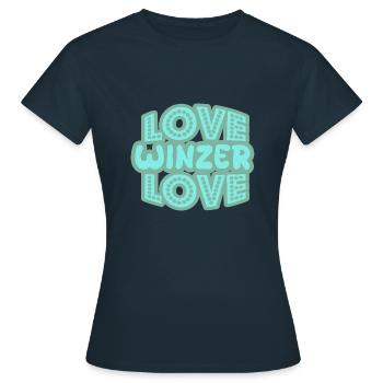 Dire les vignerons - T-shirt Femme - marine - Devant - AI Model Female 172 dark (172cm)