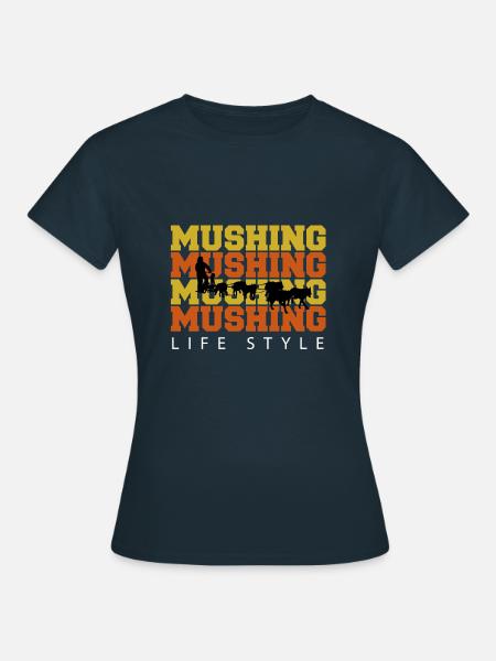 mushing life style - Women's T-Shirt - navy