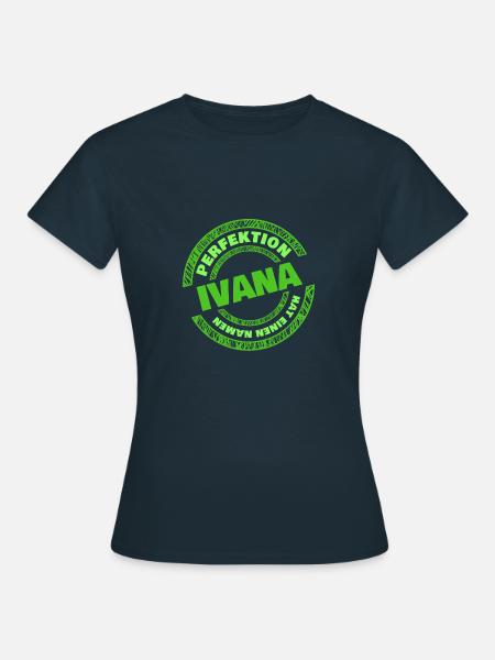 Perfektion Ivana - Frauen T-Shirt - Navy