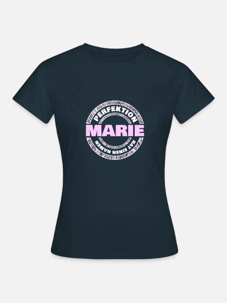 Perfektion Marie - Frauen T-Shirt - Navy