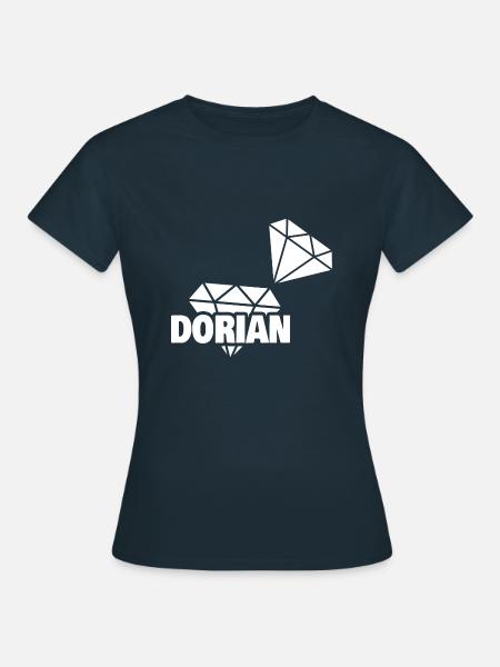 Dorian als Kostbar - Frauen T-Shirt - Navy