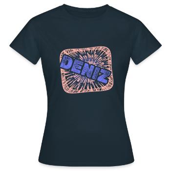 Dalton - T-shirt Femme - marine - Devant - AI Model Female 172 dark (172cm)