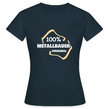 Cadeau pour métallurgiste - T-shirt Femme - marine - Devant - AI Model Female 172 dark (172cm)