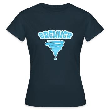 Geschenk für Brenner - Frauen T-Shirt - Navy - Vorne - AI Model Female 172 dark (172cm)