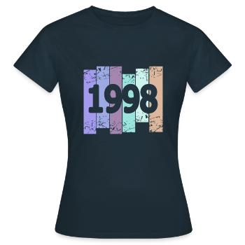Goths 1998 - T-shirt Femme - marine - Devant - AI Model Female 172 dark (172cm)