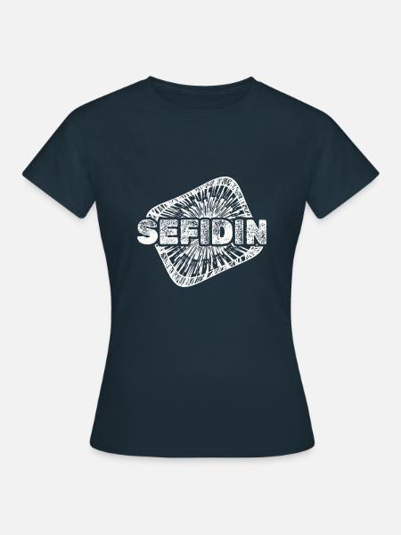 Geburt Sefidin - Frauen T-Shirt - Navy