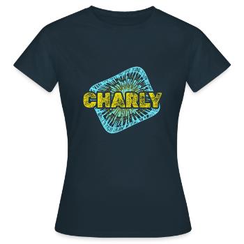 Leisure time Charly - Women's T-Shirt - navy - Front - AI Model Female 172 dark (172cm)