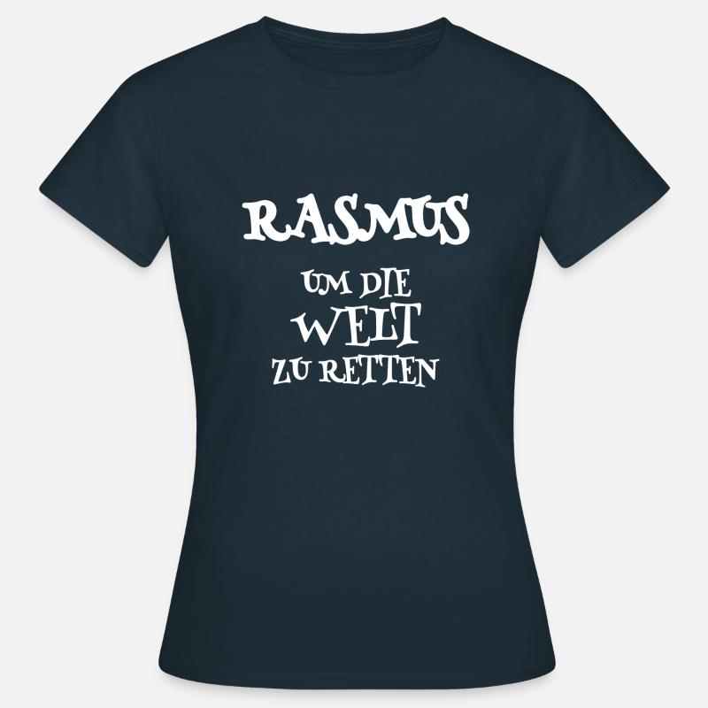 Retter Rasmus - T-shirt dam - marinblå