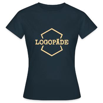Orthophoniste au travail - T-shirt Femme - marine - Devant - AI Model Female 172 dark (172cm)