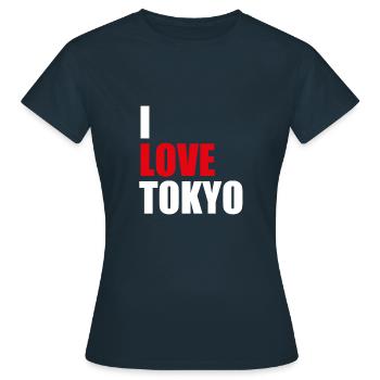 Tokyo Tokyo - Women's T-Shirt - navy - Front - AI Model Female 172 dark (172cm)