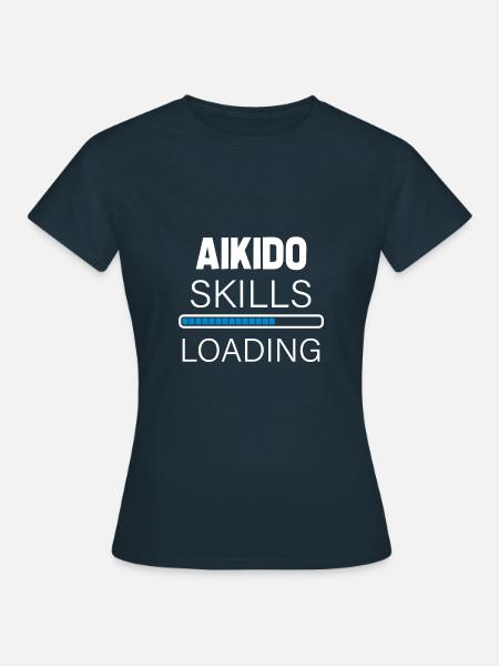 Aikido Skills - Frauen T-Shirt - Navy