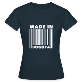 Bogota Colombie Santafé de Bogotá Colombie - T-shirt Femme - marine - Devant - AI Model Female 172 dark (172cm)