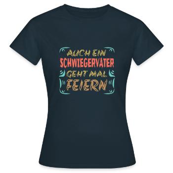 Schwiegervater - Frauen T-Shirt - Navy - Vorne - AI Model Female 172 dark (172cm)