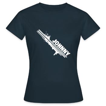 Cadeau pour Johnny - T-shirt Femme - marine - Devant - AI Model Female 172 dark (172cm)