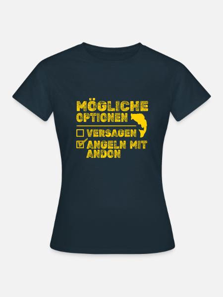 Andon als Andon - Frauen T-Shirt - Navy