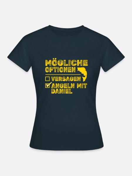 Daniel Daniel - Dame-T-shirt - marineblå