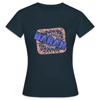 Cadeau pour Baran - T-shirt Femme - marine - Devant - AI Model Female 172 dark (172cm)