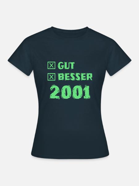 Besser 2001 - Frauen T-Shirt - Navy