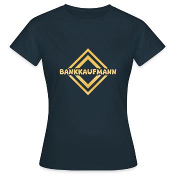 Banquier - T-shirt Femme - marine - Devant - AI Model Female 172 dark (172cm)