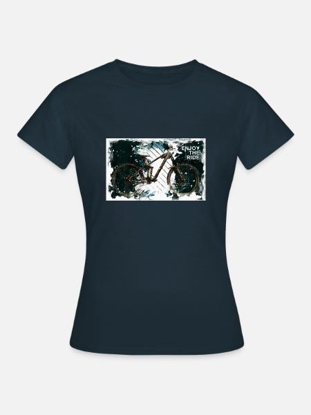 Enjoy the ride - Frauen T-Shirt - Navy