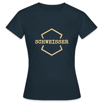 Soudeur de travail - T-shirt Femme - marine - Devant - AI Model Female 172 dark (172cm)
